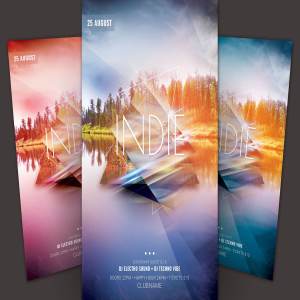 独立音乐节传单模板 Indie Flyer Template
