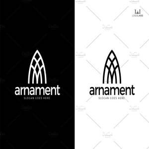 创意字母Logo模板系列之字母A Arnament – Classy Letter A Logo插图2