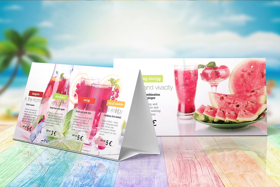 立式台式菜单样机模板 A-Frame Table Stands Vol.5