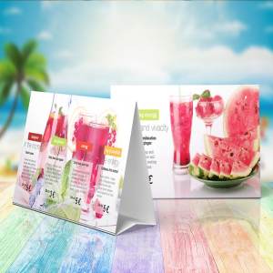 立式台式菜单样机模板 A-Frame Table Stands Vol.5