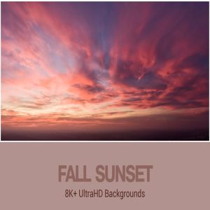 8K+超高清秋季日落天空背景图素材 8K+ UltraHD Fall Sunset Backgrounds