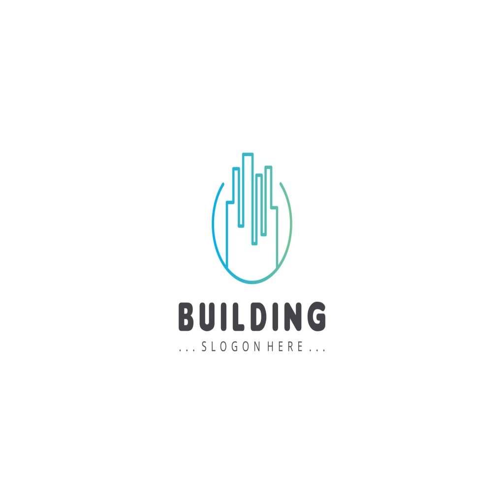 建筑设计品牌适用的建筑图形Logo设计模板 Building Logo插图