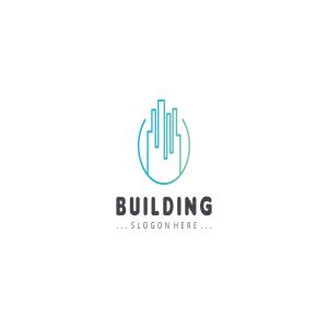 建筑设计品牌适用的建筑图形Logo设计模板 Building Logo