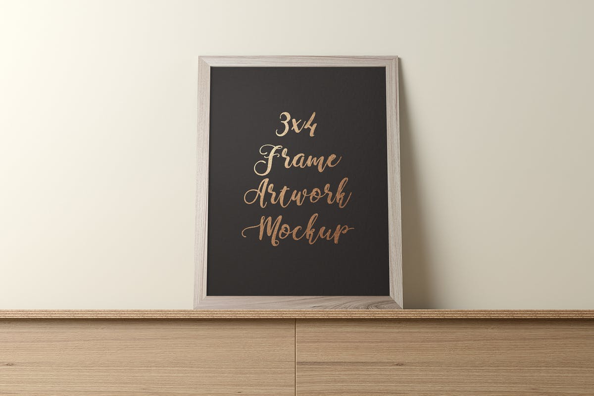 实木画框样机模板 Frame Artwork Set