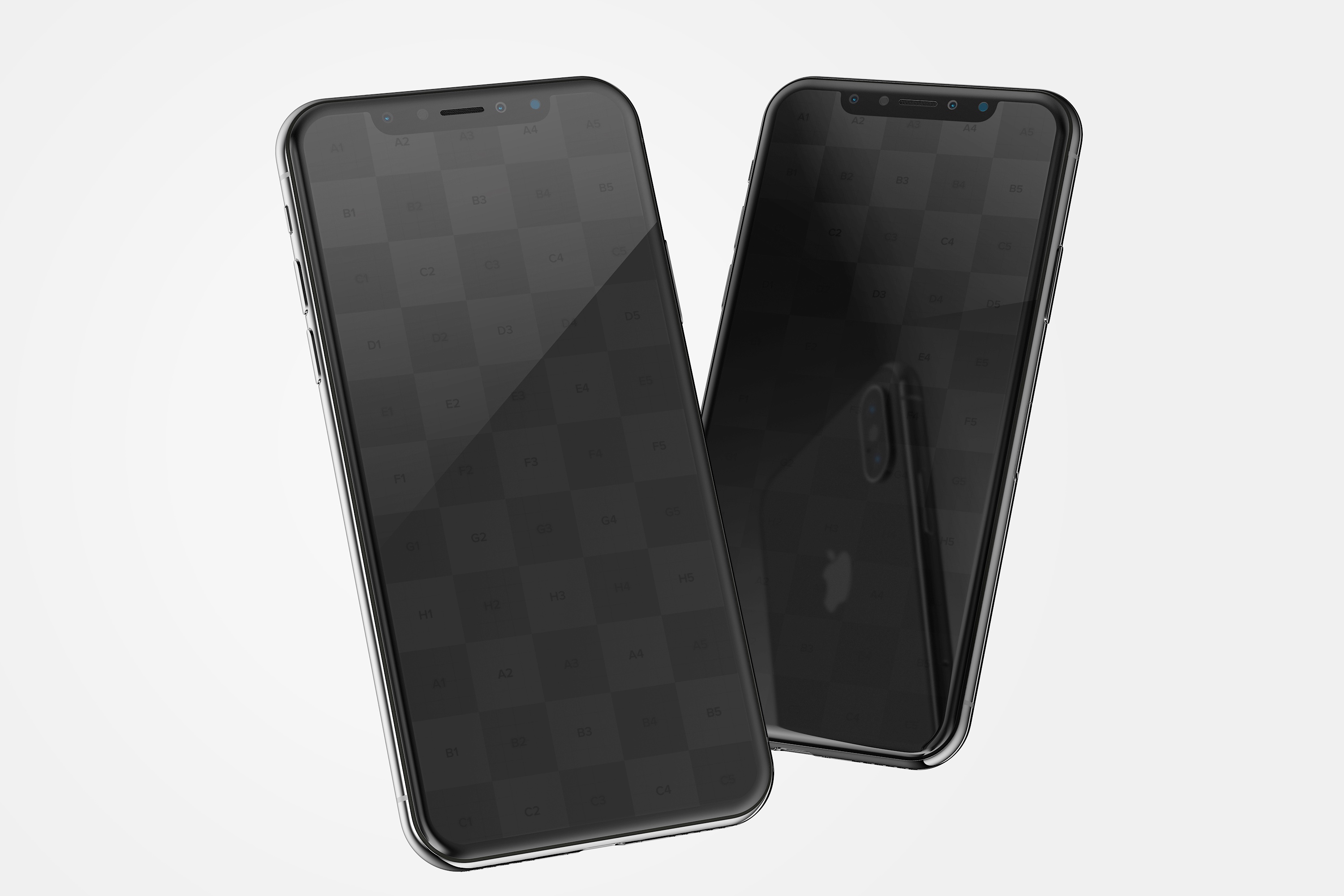 iPhone X手机界面设计效果图预览样机02 iPhone X Mockup 02
