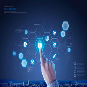 信息数据安全科技海报套装[PSD]