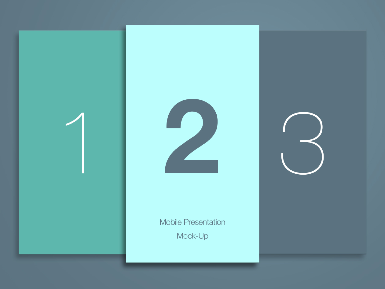 手机应用程序演示文稿UI样机