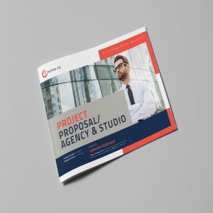 彩色投标招标企业宣传画册设计模板v3 The Proposal Vol.3 – Landscape