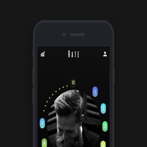 社交类 APP UI 简约清晰界面模板 Rates App UI Design