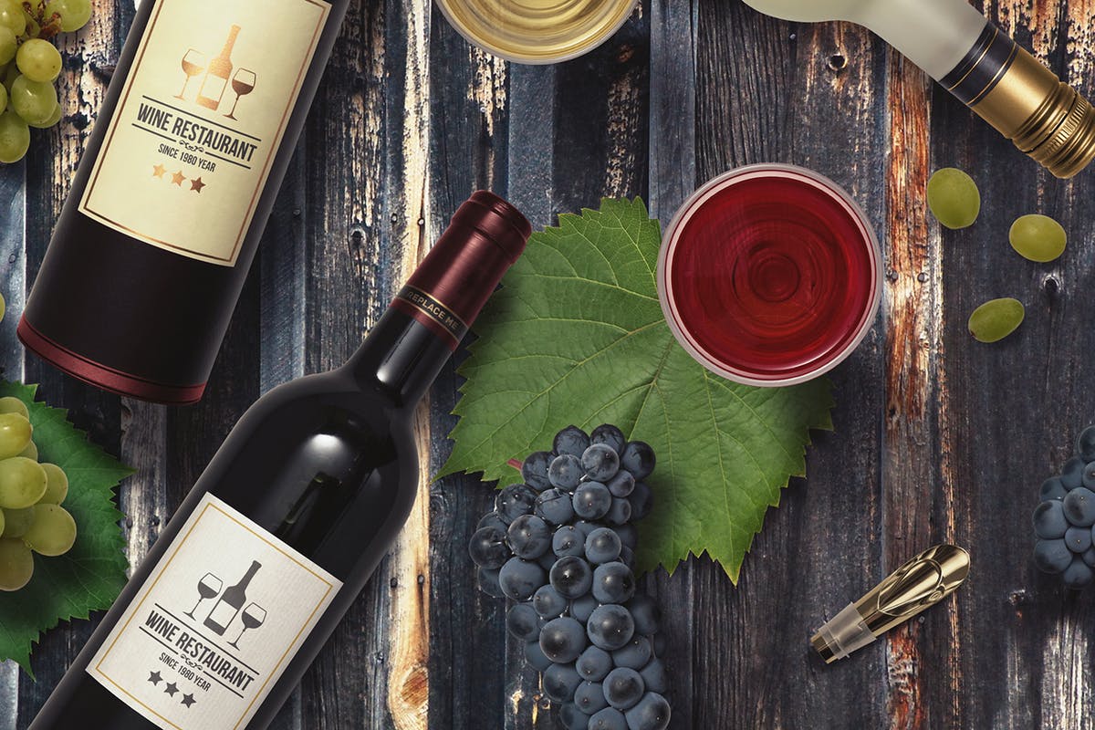 葡萄酒-厨房场景样机生成器Vol.4 Kitchen Mockup Scenes Vol.4