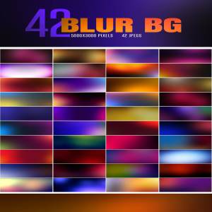 42款高清分辨率模糊背景 42 Blur Backgrounds