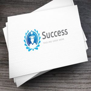 成功考试培训主题Logo模板 Success Logo Template插图1