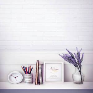 简约风格学习桌面海报图片psd素材