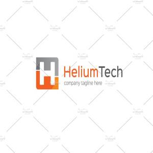 创意字母Logo模板系列之字母H Helium Tech Letter H Logo插图3