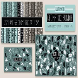 170种几何元素矢量素材合集 170 Geometric Elements Vector Bundle
