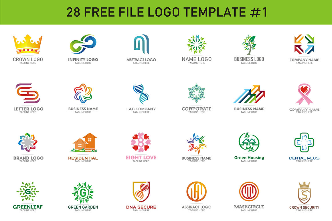 28个精美创新的Logo模板 28 Free Logo Designs