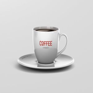 逼真咖啡杯马克杯样机模板 Coffee Cup Mockup