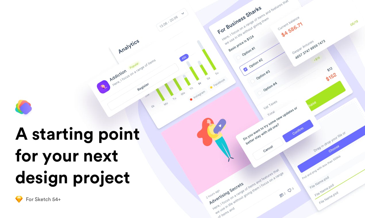 超实用UI设计Sketch工具包Design Starter Kit