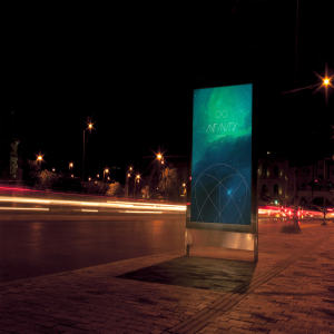 户外公路城市广告牌设计效果图样机模板1 Mupi Billboard Mockup 1