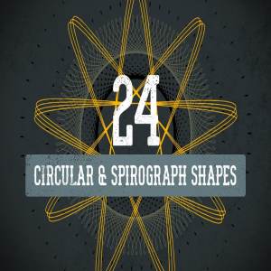 环绕旋转绘图矢量图形 Circular & Spirograph Vector Pack 1