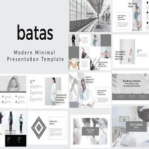 Batas – 超现代的极简主义商业化ppt模板下载[ppt,pptx]