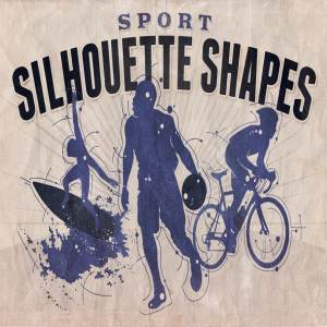 体育运动剪影图形素材 Silhouette shapes – Sport