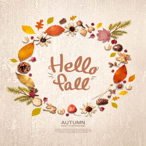 秋天主题多用途海报背景图片psd素材