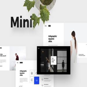 MINI Powerpoint Template 完美介绍自己或公司的PPT模板下载[ppt,pptx]