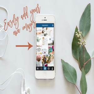 Instagram智能手机样机模型  Smart Phone Mock Up for Instagram插图2