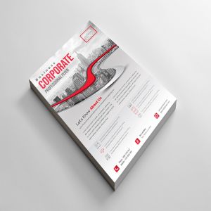 商务合作/企业宣传传单设计模板 Corporate Flyer