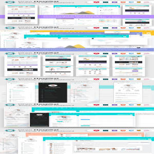 一流设计素材网下午茶：高端的医院官网响应式模板PSD和HTML+后台界面HTML皮肤套装下载