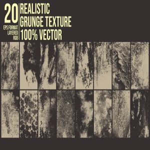 残旧墙壁墙体纹理素材合集 Rusty Wall Texture Vector eps