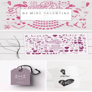 高品质的矢量情人节爱情元素大集合