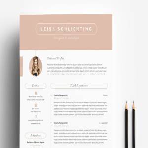 现代简洁的求职简历模板  Modern Resume/CV 3-Pages