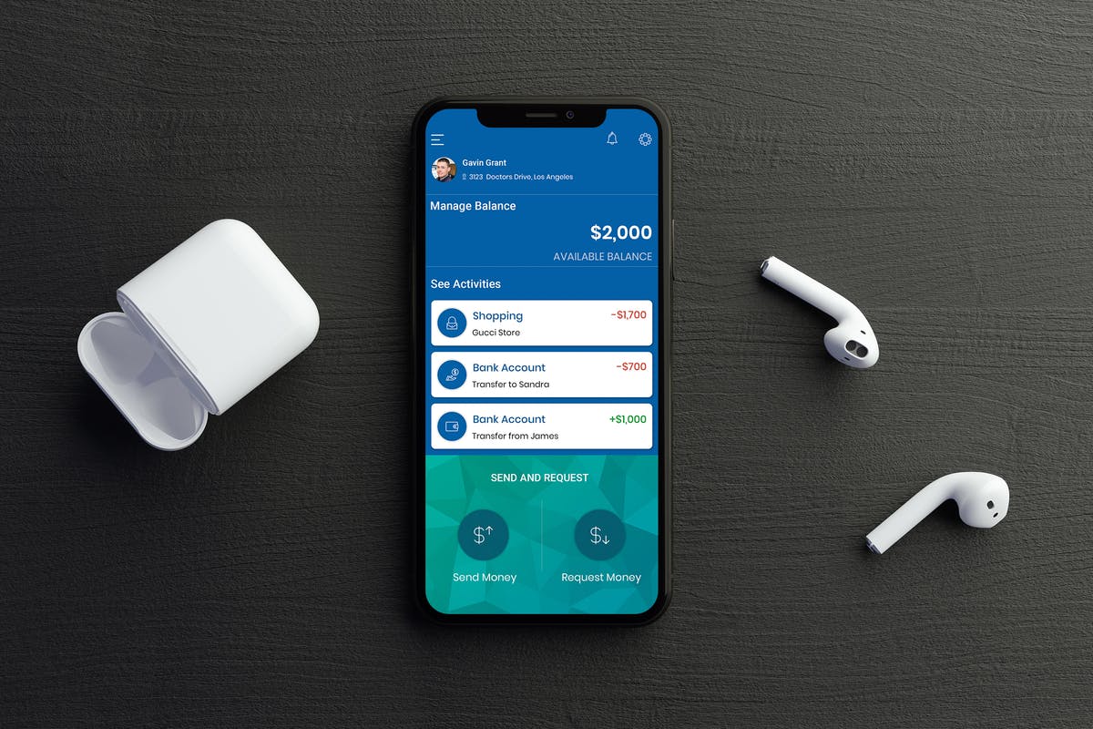 数字钱包移动用户界面UI套件- H Digital Wallet Mobile Ui – H