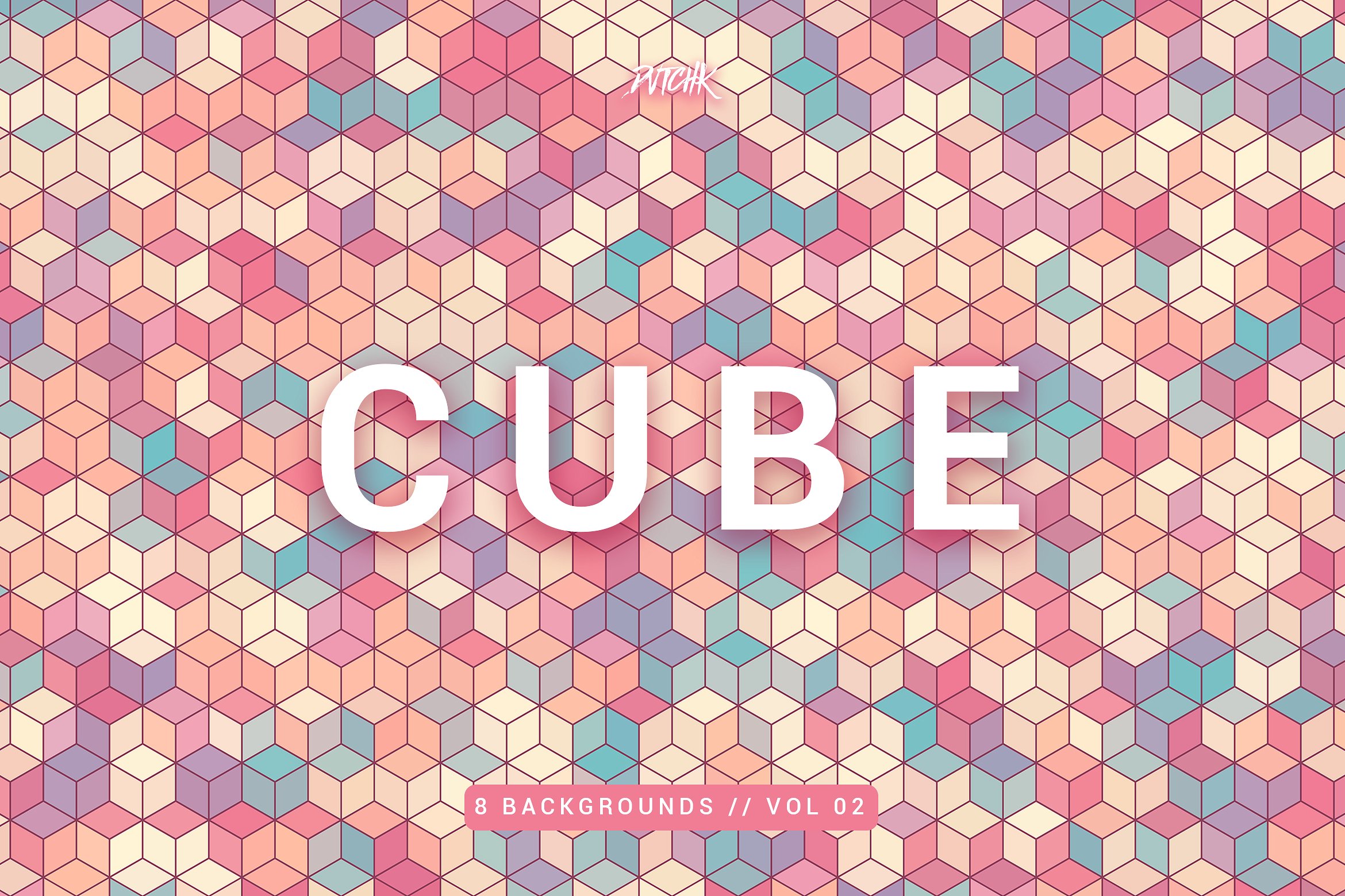 立方体镶嵌背景v2 Cube | Mosaic Backgrounds | Vol. 02