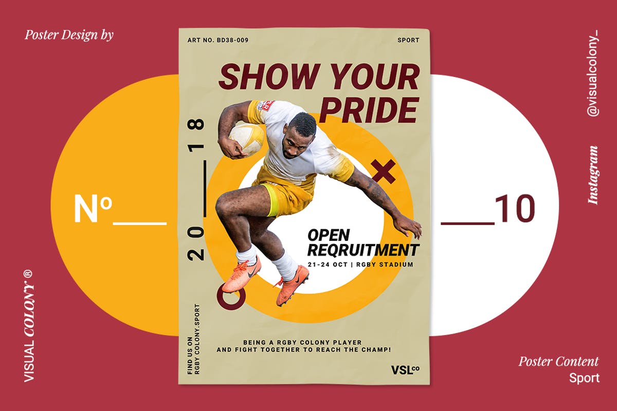 体育运动赛事活动海报设计模板 Sport Poster