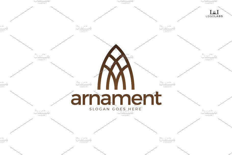 创意字母Logo模板系列之字母A Arnament – Classy Letter A Logo