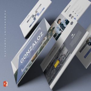 企业团队成员介绍PPT幻灯片模板 Gonzaloz – Powerpoint Template
