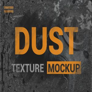 灰尘纹理效果PS图层样式 Dust Texture Mockup插图2