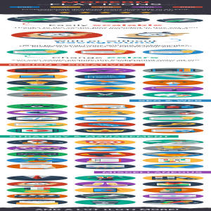 95枚现代扁平风图标 95 Modern Flat Icons