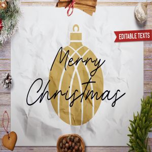 圣诞节主题T恤圣诞装饰球&祝语印花图案设计模板 Christmas Ball T-Shirt. Vector Print, Xmas Quote