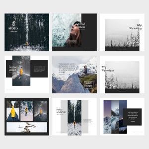 户外冒险品牌宣传PPT设计模板 Nevasca : Powerpoint Presentation