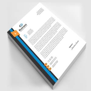 企业品牌信笺设计模板 Letterhead