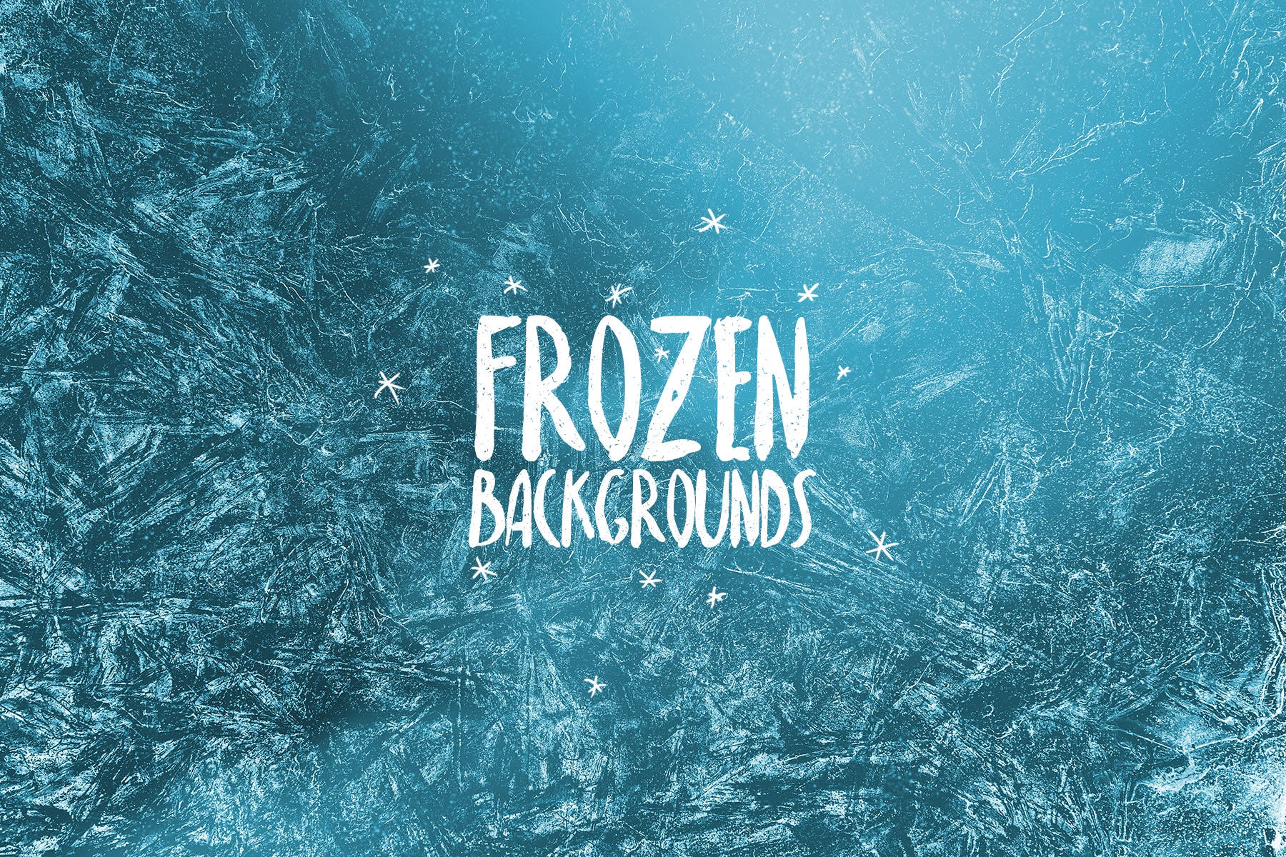 抽象霜冻水彩肌理纹理背景素材 Frozen Backgrounds