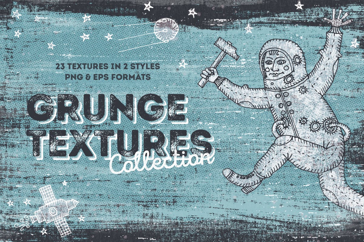 复古做旧风格粗糙纹理合集 Blackview Grunge Textures Collection