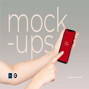 手持iPhone 11手机屏幕演示预览样机模板 iPhone 11 Mockup
