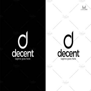 简单、光滑、奢华的字母D Logo  Decent – Letter D Logo插图3