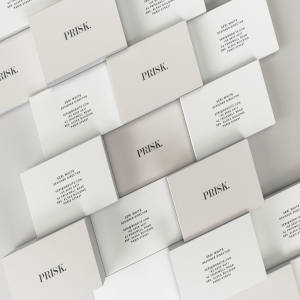 堆叠式企业名片设计立体效果图样机 Stacked Business Card Mockup