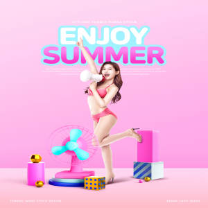 夏季电商单品促销创意多用途海报设计